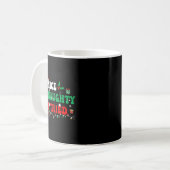 Nice Naughty I Tried Matching Christmas Funny Fami Kaffeetasse (Vorderseite Links)
