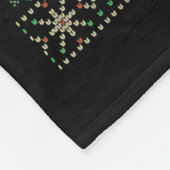 Nice Naughty I Tried Ugly Sweater Red Plaid Christ Fleecedecke (Ecke)