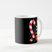 Nice Naughty I Tried Xmas Funny Christmas Family P Kaffeetasse (VorderseiteRechts)