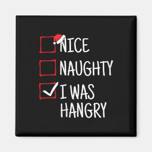 Nice Naughty ich war hanges, lustiges Weihnachten Magnet
