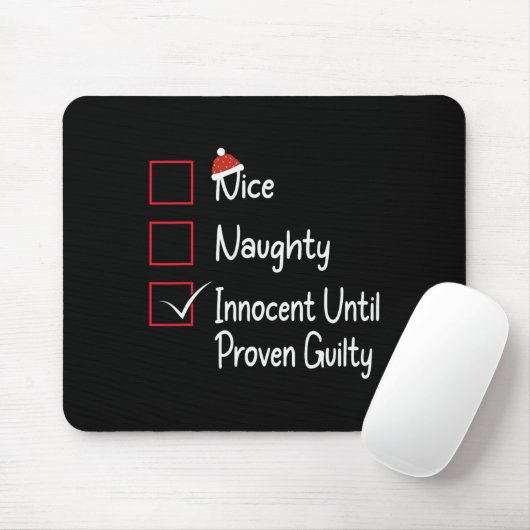 Nice naughty Innocent bis Proven Guilty 1 Mousepad (Mit Mouse)