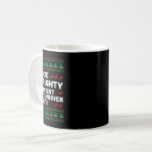 Nice Naughty Innocent bis Proven Guilty Christma Kaffeetasse (Vorderseite Links)