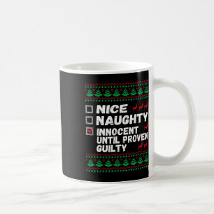 Nice Naughty Innocent bis Proven Guilty Christma Kaffeetasse