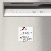 Nice Naughty Innocent bis Proven Guilty Christma Magnet (In Situ (Geschirrspüler))