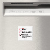 Nice Naughty Innocent bis Proven Guilty Christma Magnet (In Situ (Geschirrspüler))