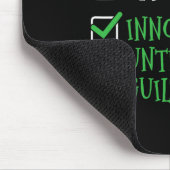 Nice Naughty Innocent bis Proven Guilty Christma Mousepad (Ecke)