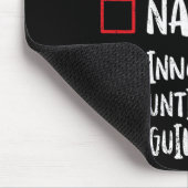 Nice Naughty Innocent bis Proven Guilty Christma Mousepad (Ecke)