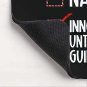 Nice Naughty Innocent bis Proven Guilty Christma Mousepad (Ecke)