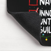 Nice Naughty Innocent bis Proven Guilty Christma Mousepad (Ecke)
