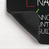 Nice Naughty Innocent bis Proven Guilty Christma Mousepad (Ecke)