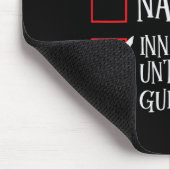 Nice Naughty Innocent bis Proven Guilty Christma Mousepad (Ecke)