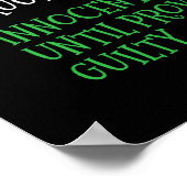 Nice Naughty Innocent bis Proven Guilty Christma Poster (Ecke)