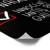 Nice Naughty Innocent bis Proven Guilty Christma Poster (Ecke)