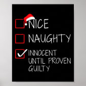 Nice Naughty Innocent bis Proven Guilty Christma Poster (Vorne)