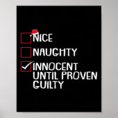 Nice Naughty Innocent bis Proven Guilty Christma Poster (Vorne)