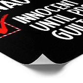 Nice Naughty Innocent bis Proven Guilty Christma Poster (Ecke)