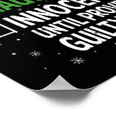 Nice Naughty Innocent bis Proven Guilty Christma Poster (Ecke)