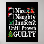 Nice Naughty Innocent bis Proven Guilty Christma Poster (Vorne)
