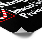 Nice Naughty Innocent bis Proven Guilty Christma Poster (Ecke)
