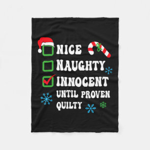 Nice Naughty Innocent bis Proven Guilty Funny Ch Fleecedecke