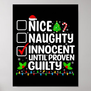 Nice Naughty Innocent bis Proven Guilty Funny Ch Poster