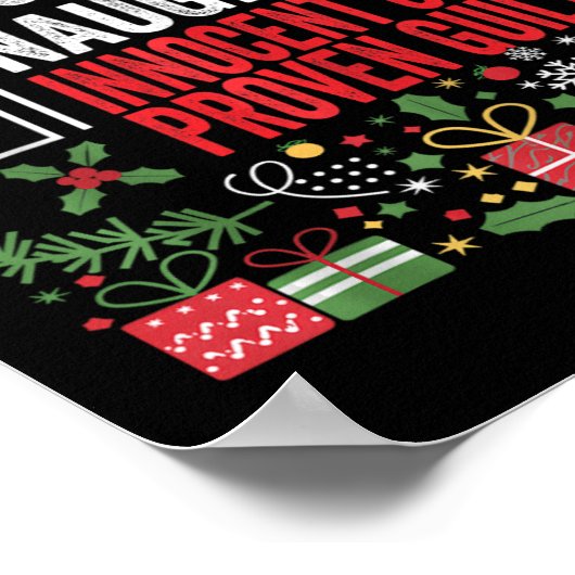 Nice Naughty Innocent bis Proven Guilty Funny Ch Poster (Ecke)