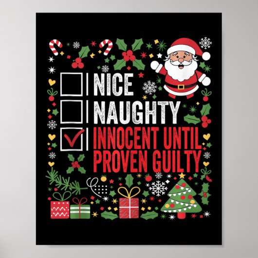 Nice Naughty Innocent bis Proven Guilty Funny Ch Poster (Vorne)