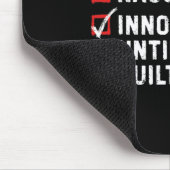 Nice Naughty Innocent bis Proven Guilty Funny Xm Mousepad (Ecke)