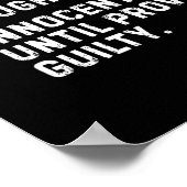 Nice Naughty Innocent bis Proven Guilty Funny Xm Poster (Ecke)