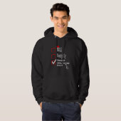 Nice Naughty Innocent Until Proven Guilty Christma Hoodie (Vorne ganz)
