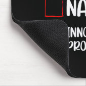 Nice Naughty Innocent Until Proven Guilty Christma Mousepad (Ecke)