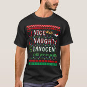 Nice Naughty Innocent until proven guilty friends T-Shirt (Vorderseite)