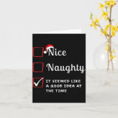 Nice Naughty It Seemed Like A Good Idea At The Tim Karte (Gelbe Blume)