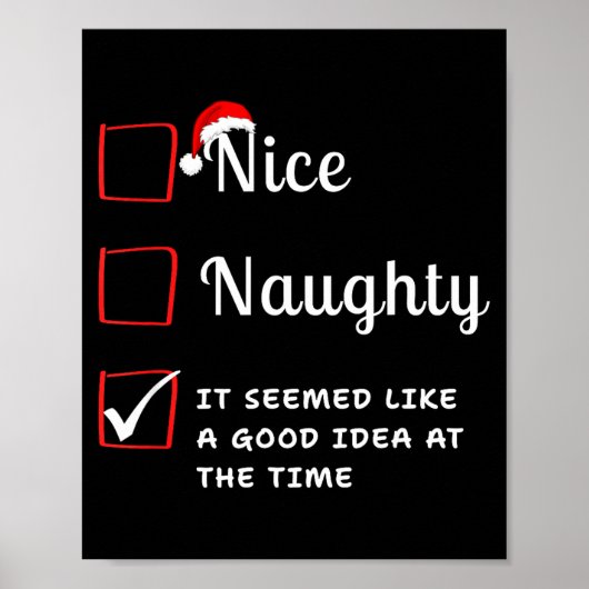 Nice Naughty It Seemed Like A Good Idea At The Tim Poster (Vorne)