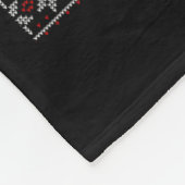 Nice Naughty Italian Funny Christmas Family Matchi Fleecedecke (Ecke)