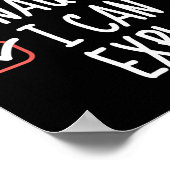 Nice Naughty kann ich erklären, lustige Weihnachts Poster (Ecke)