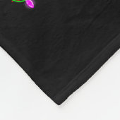 Nice Naughty Left Unsupervised Christmas List Funn Fleecedecke (Ecke)