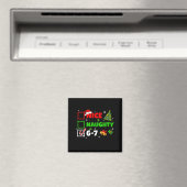Nice Naughty List 67 Christmas Brainrot Funny 6-7  Magnet (In Situ (Geschirrspüler))