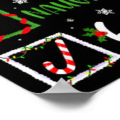 Nice Naughty List 67 Christmas Brainrot Funny 6-7 Poster (Ecke)