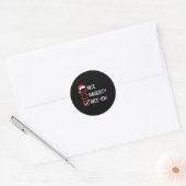 Nice Naughty List Nice-ish Weihnachten Runder Aufkleber (Umschlag)