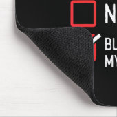 Nice Naughty List Schuld daran auf meiner Ehefrau Mousepad (Ecke)
