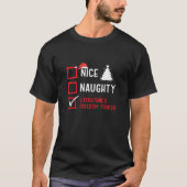 Nice Naughty Literature s Freedom Fighter Christma T-Shirt (Vorderseite)