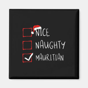 Nice Naughty Mauritians Weihnachten Mauritius Heri Magnet