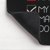 Nice Naughty meine Schwester ließ mich machen es W Mousepad (Ecke)