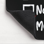 Nice Naughty Mermaid Funny Christmas List Family M Mousepad (Ecke)