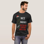 Nice Naughty My Blood Sugar Was Low Diabetes Funny T-Shirt (Vorne ganz)