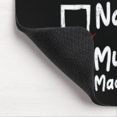 Nice Naughty My Sister Made Me Do It Funny Christm Mousepad (Ecke)