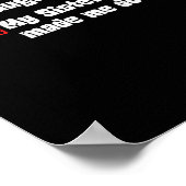 Nice Naughty My Sister Made Me Do It Poster (Ecke)