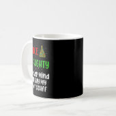 Nice Naughty Never Mind Ich kaufe mein eigenes Stu Kaffeetasse (Vorderseite Links)