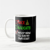 Nice Naughty Never Mind Ich kaufe mein eigenes Stu Kaffeetasse (Links)